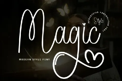 Magic Script Typeface font