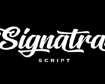 Signatra font