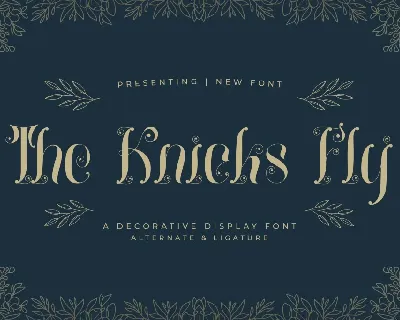 The Knicks Fly font