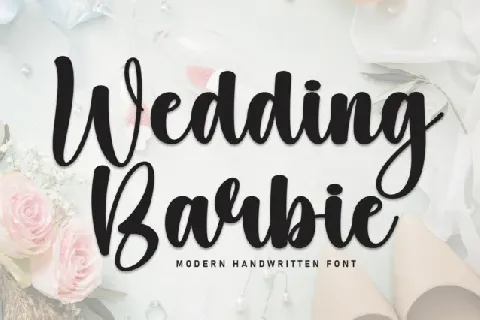 Wedding Barbie Script font