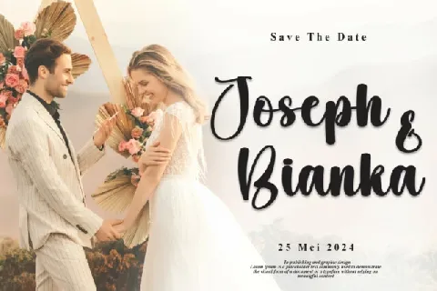 Wedding Barbie Script font