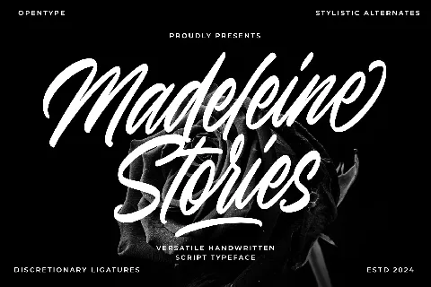 Madeleine Stories font