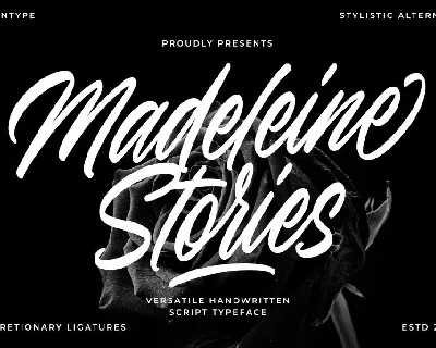 Madeleine Stories font