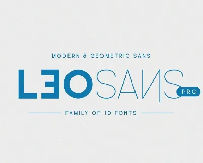 Leo Sans Pro font