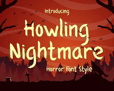 Howling Nightmare font