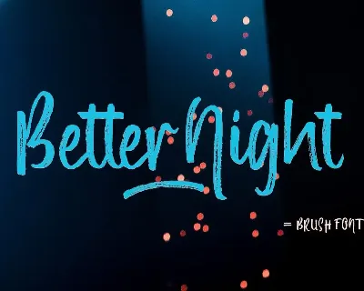 Better Night font