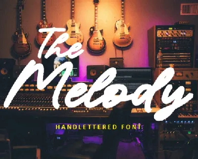 The Melody Display font