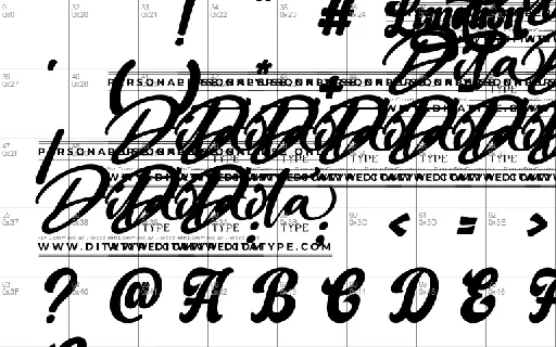 Lunation font