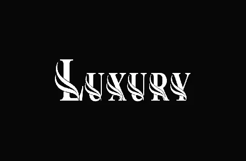 Luxury font