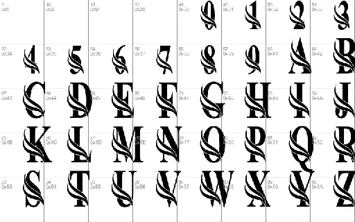 Luxury font