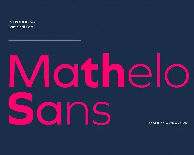 Mathelo font