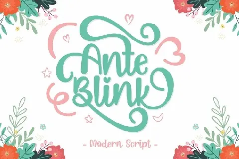 Ante Blink font