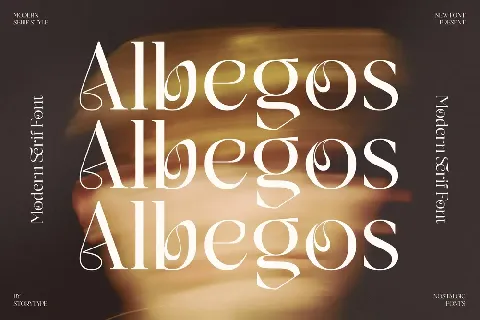 Albegos font