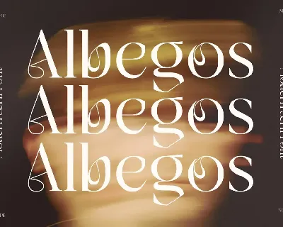 Albegos font