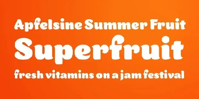 Orangina Display font