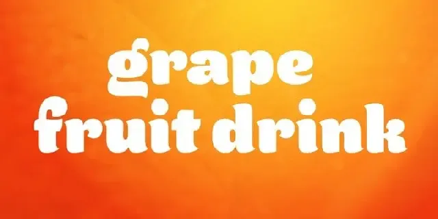 Orangina Display font