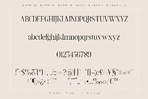 Flowrite font