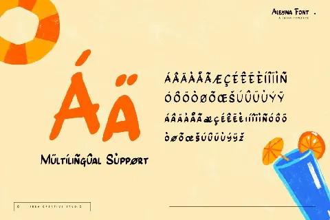 Aleyna Personal Use font