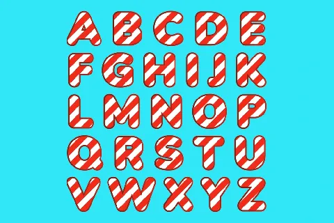 Candy Cane font