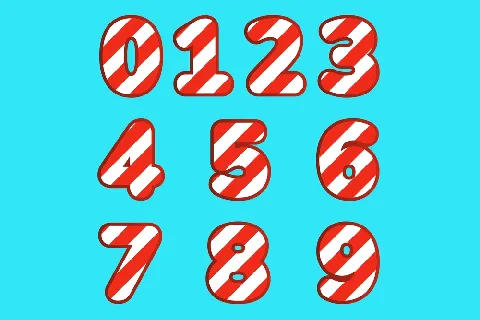 Candy Cane font