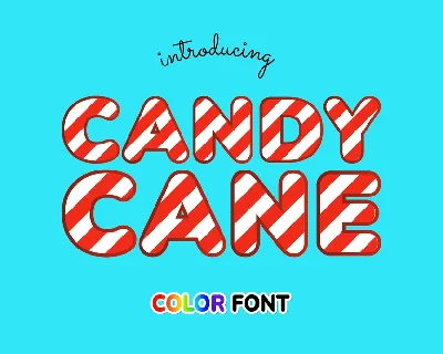 Candy Cane font