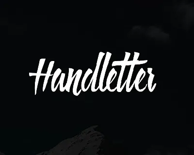 Handletter Free font