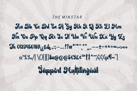 The Minstar font