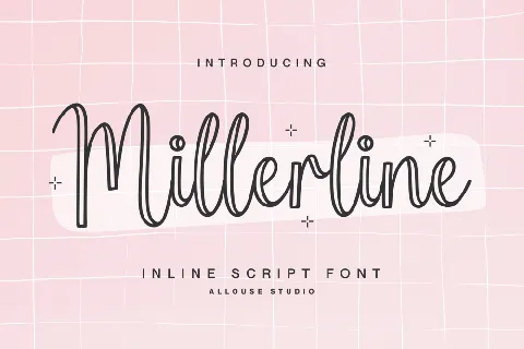 Millerline font