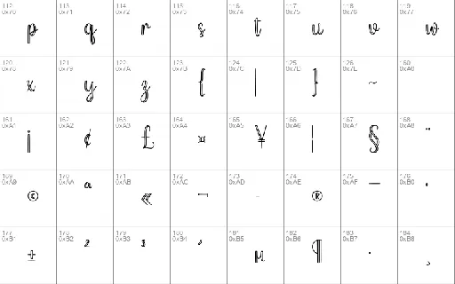 Millerline font