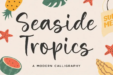 Seaside Tropics font