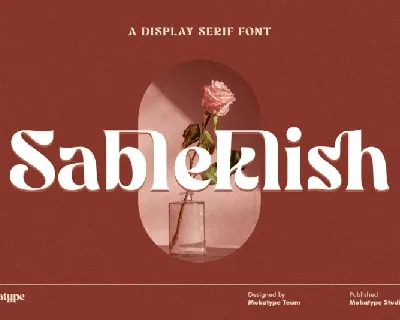 Sableklish font