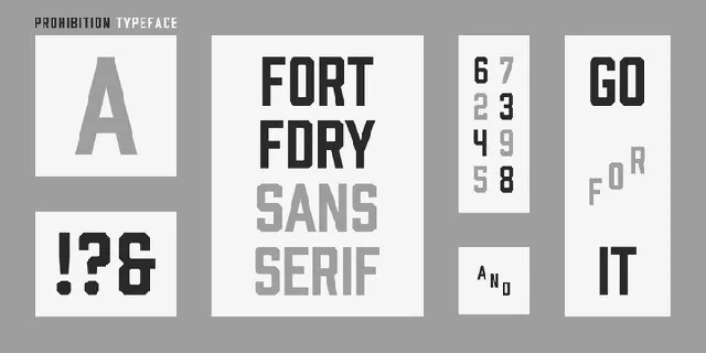 Prohibition Family font