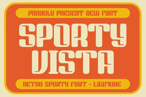 SPORTY VISTA font