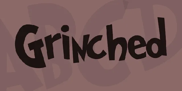 Grinched font