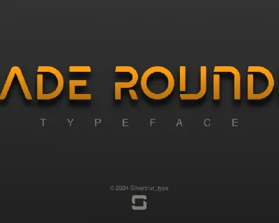 Blade rounded font
