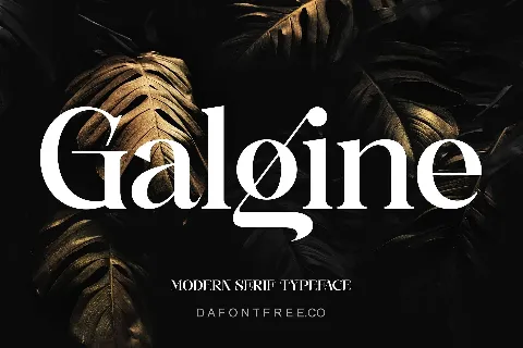 Galgine font