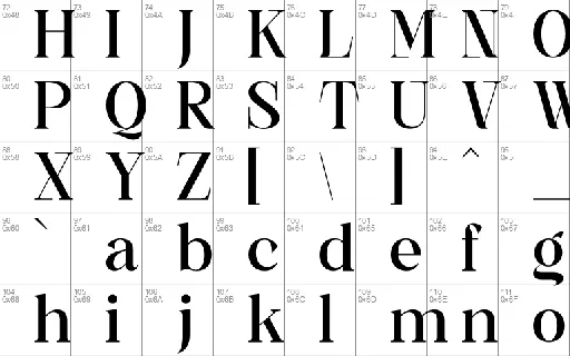 Galgine font