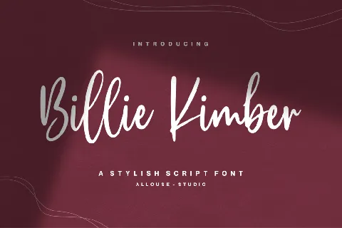 Billie Kimber font