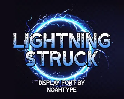 LightningStruck Demo font