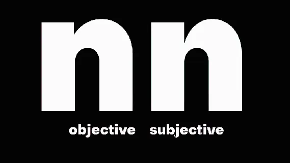 Subjectivity font