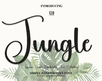 Jungle Script font