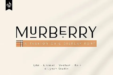 AL Murberry Display font