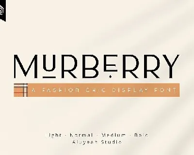 AL Murberry Display font