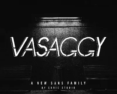 Vasaggy Sans Serif font