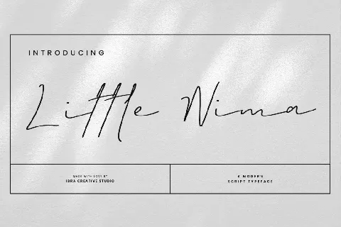Little Nima Personal Use font