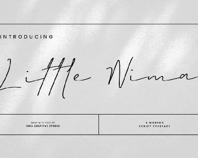 Little Nima Personal Use font