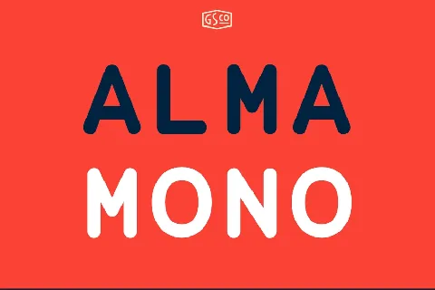 Alma Mono font