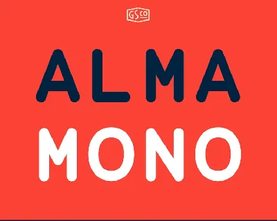 Alma Mono font