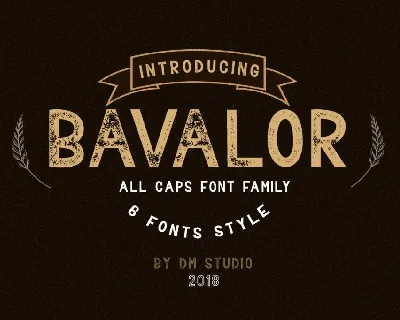 Bavalor Reg font