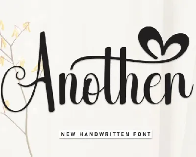 Another Calligraphy font